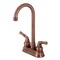 Kingston Brass KB496 Magellan Two-Handle 4" Centerset Bar Faucet, Antique Copper KB496 - alternate 1